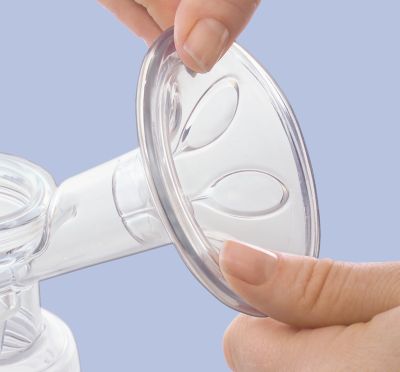 Soft massage cushions trigger natural let-down, like baby