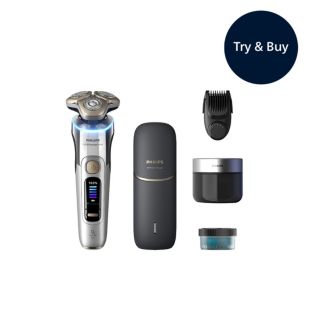 i9000 Prestige Ultra Elektrischer Nass- &amp; Trockenrasierer mit SkinIQ Pro