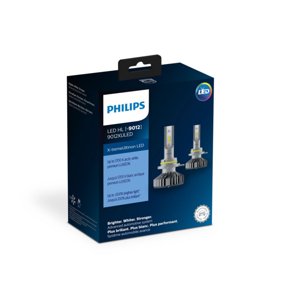 2x LAMPADINE LED HIR2 9012 ULTINON PRO5100 PHILIPS 5800K +180