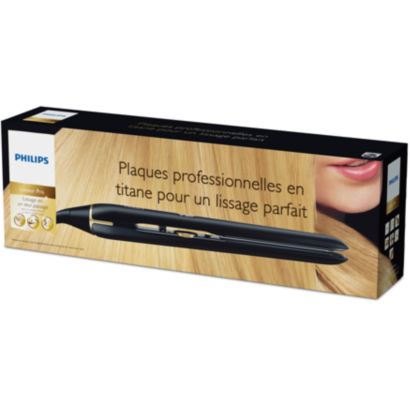 Plaques professionnelles de lissage en titane
