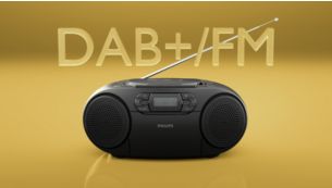DAB+/FM-radio. Digitaal afstemmen met maximaal 20 voorkeuzezenders