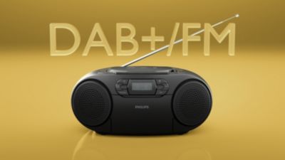 DAB+ / FM radijas. Skaitmeninis derinimas ir iki 20 išankstinių nustatymų