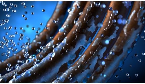 Los iones de agua aportan hidratación al cabello