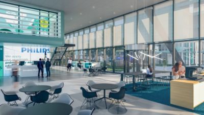 Lobby van het Philips-kantoor