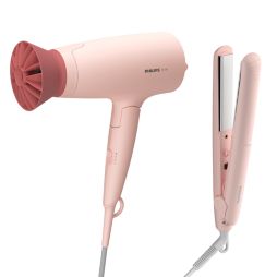 Pink hair outlet dryer set