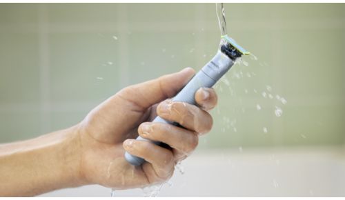 Use it wet, dry or straight in the shower