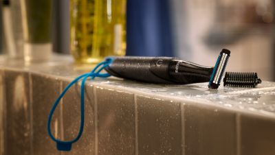 Afeitadora corporal totalmente apta para la ducha