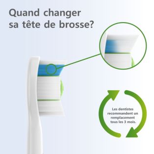 Sonicare W2 Optimal White 2x Weiße Bürstenköpfe für Schallzahnbürste