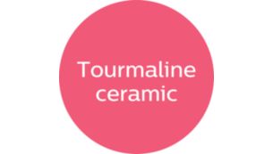 Céramique tourmaline pour des cheveux doux et brillants