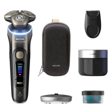 i9000 Prestige Ultra Wet & Dry Electric Shaver with SkinIQ Pro