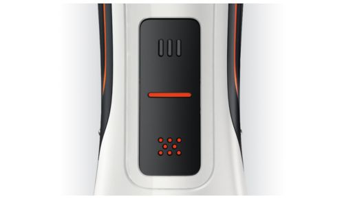 Zeigt den Akkustand an