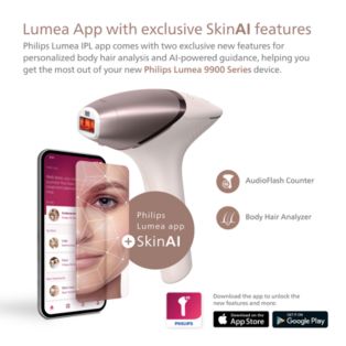 Lumea IPL 9900 Series Dispositivo de depilación IPL con SenseIQ