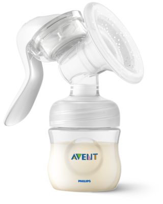 Avent manual best sale breast pump parts