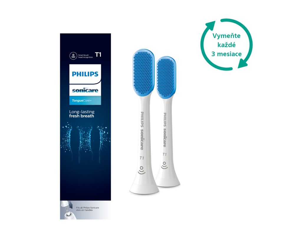Technológia Philips Sonicare na čistenie jazyka