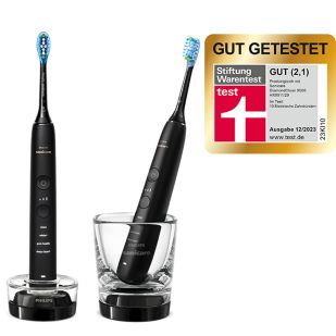 Sonicare DiamondClean 9000 2x Elektrische Schallzahnbürsten - Schwarz