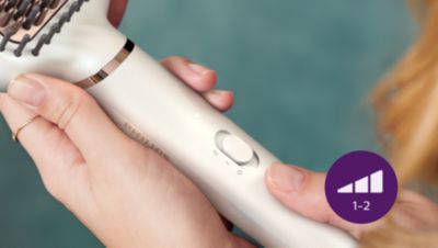 Dos posiciones de temperatura para todo tipo de cabello