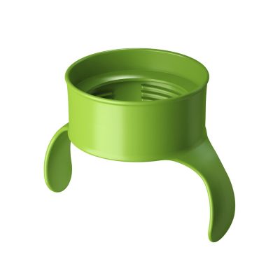 Handles provide toddler with grip/hold options