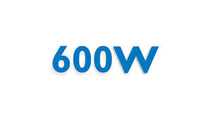 Strong 600-W motor
