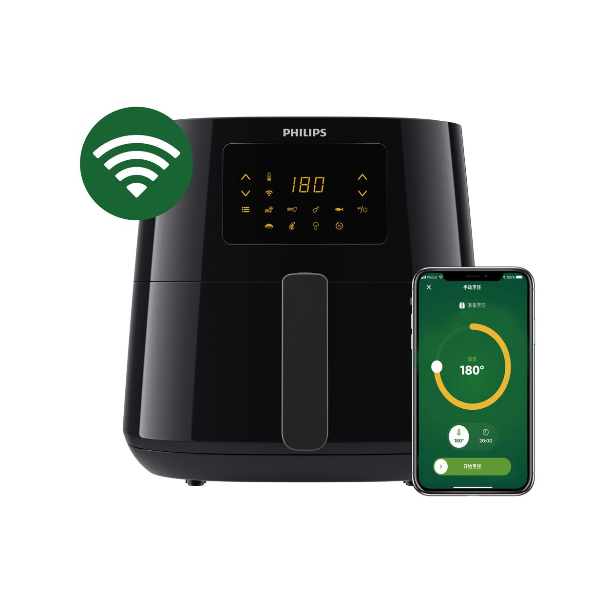 Freidora de aire Phlilips Airfryer XL Essential Connected HD928/70