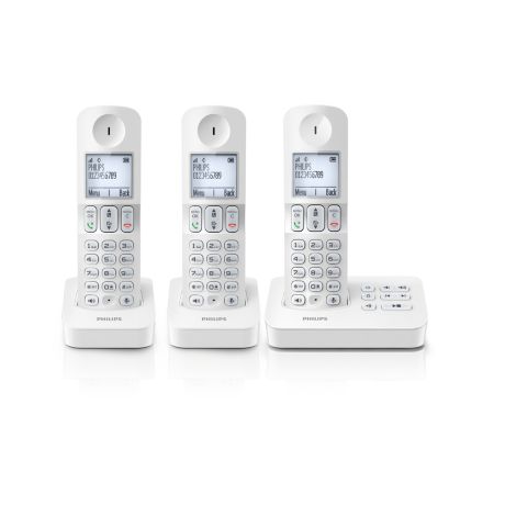 D4053W/FR  Téléphone fixe sans fil avec répondeur