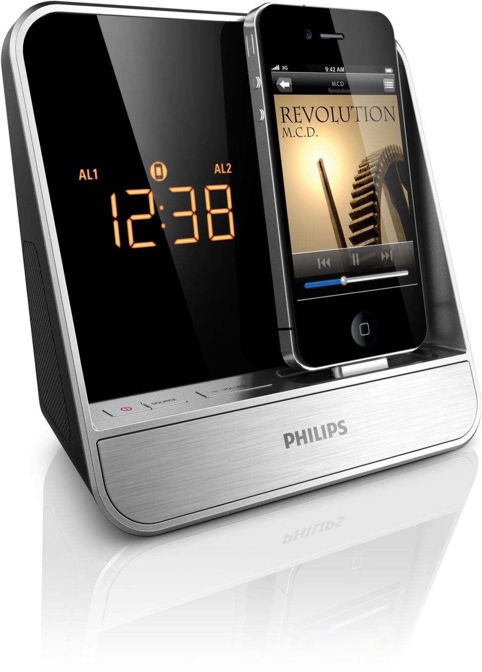 Radio Radio Despertador Philips Aj3270d Docking Iphone