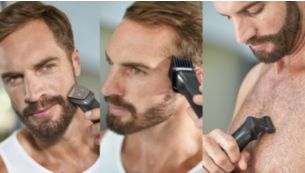 Trim and style your face, hair and body with 18 tools