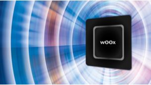 Parlantes con tecnología wOOx™ para lograr graves profundos y potentes