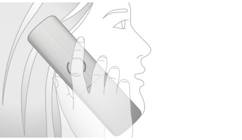 Ruwe achterzijde voor een stevige grip