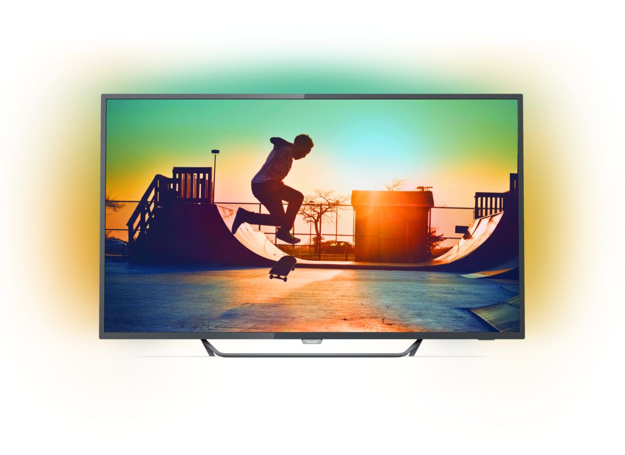 Ultraflacher 4K Smart LED-Fernseher