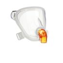 PerforMax Total Face Mask, over-the-nose cushion, four-point headgear, multi-patient, S EE Leak 2 and SE Standard Elbow, Small Standard elbow (SE), 10 pack