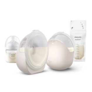 Avent Double Breast Pump Starter Set Natural Care Hands-free Wearable