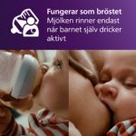 Flödar som ett bröst, hjälper till att minimera matningsproblem
