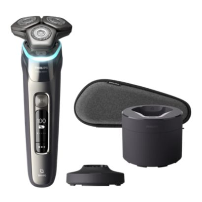 Shaver series 9000 搭载SkinIQ 技术的干湿两用电动剃须刀S9936/55