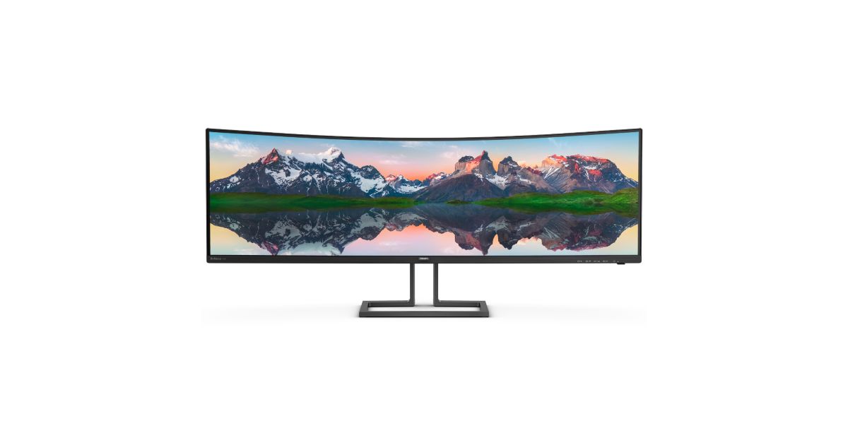Brilliance 32:9 SuperWide curved LCD display 498P9Z/00 | Philips