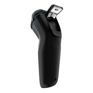 Shaver series 3000 Wet or dry electric shaver with handy travel pouch