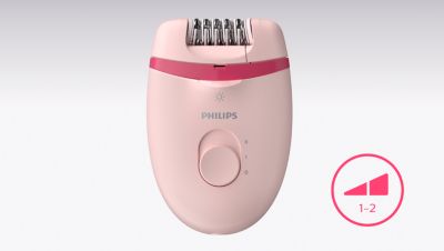 2 speed settings to grab thinner and thicker hairs