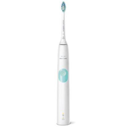 Cleaner teeth. Gently does it.