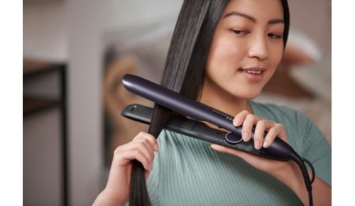 O 50 % rychlejší žehlení vlasů**