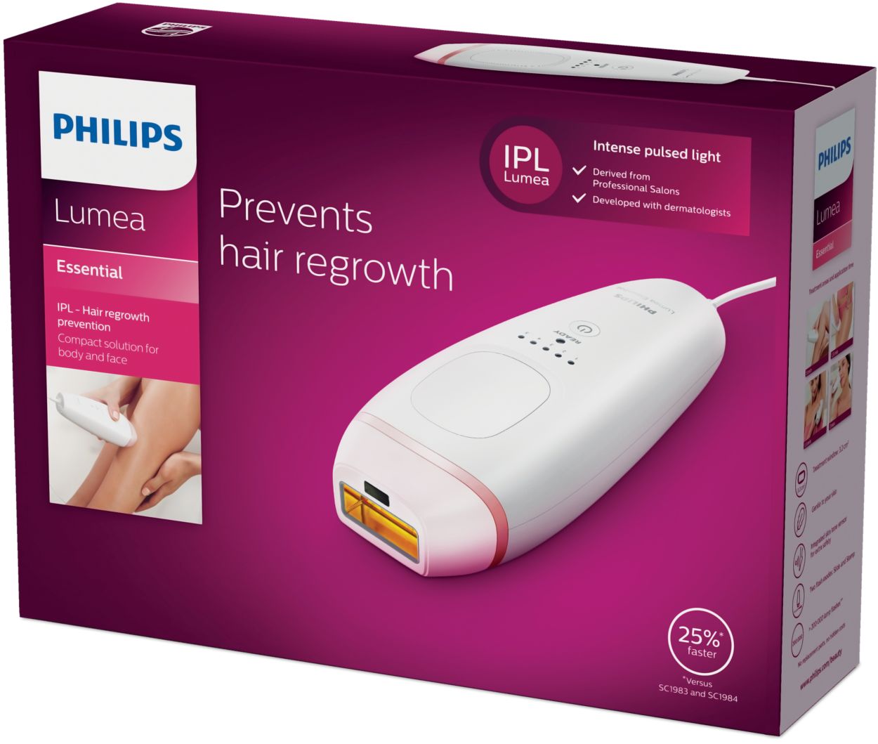 Lumea Essential IPL Hair removal device BRI861 00 Philips