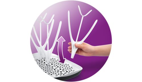 Remplissage facile grâce à une conception flexible