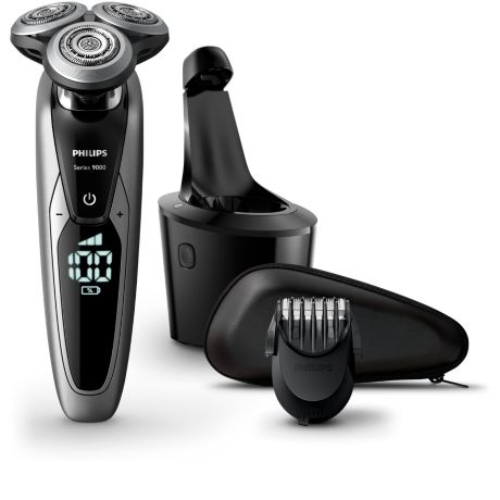 S9711/32R1 Shaver series 9000 Máquina barbear elétrica a húmido e a seco renovada