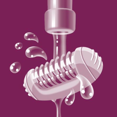 Depiladora con cabezal lavable para más higiene y fácil limpieza