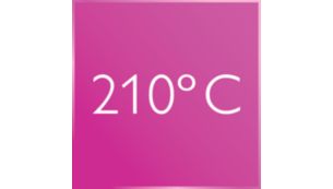Profesionalna temperatura od 210°C za savršene rezultate