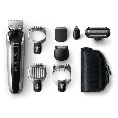 QG3385/15 Multigroom series 7000 أداة التشذيب للعناية بكل الجسم 8 في 1