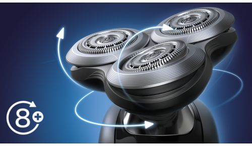 Le testine si flettono in 8 direzioni diverse per un risultato straordinario