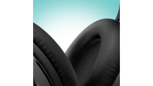 Soft fabric ear cushions for extended comfort