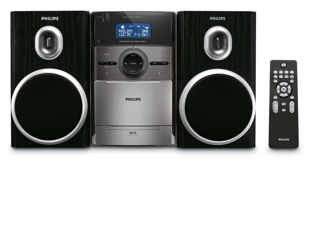 Enjoy crystal clear sound from DAB radio