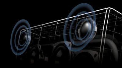 Tweeters de cúpula suave para un sonido amplio y natural