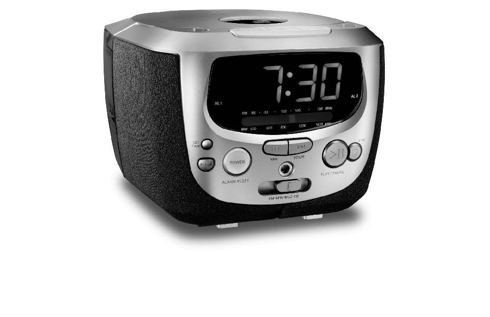 radio reloj cd despertador philips. modelo aj13 - Compra venta en  todocoleccion