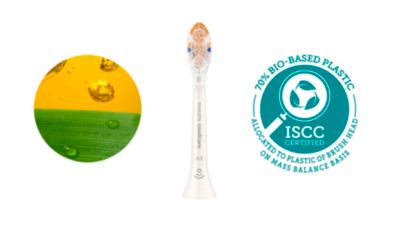Made with 70% bio-based plastic**
